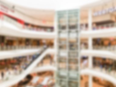 Soyut bulanık alışveriş merkezi