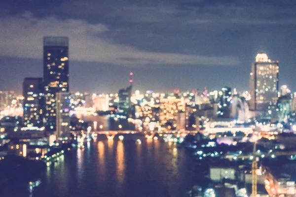 Bangkok şehir bulanıklık — Stok fotoğraf