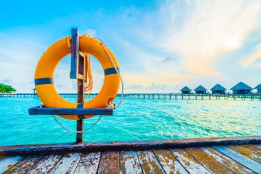 Güzel Maldivler ada