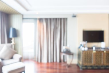 Soyut bulanıklık oturma odası