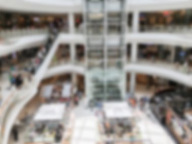 Soyut bulanık alışveriş merkezi