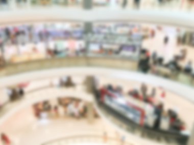 Soyut bulanık alışveriş merkezi