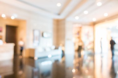 Otel lobisinde bulanıklık
