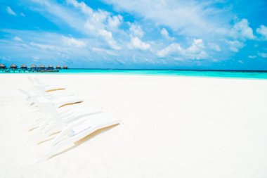 Güzel Maldivler ada