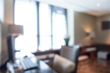 Otel lobisinde bulanıklık