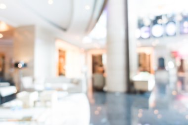 Otel lobisinde bulanıklık