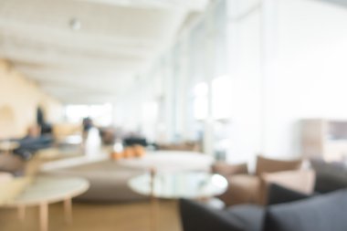 Otel lobisinde bulanıklık