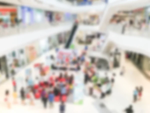 Abstract blur shopping mall