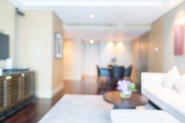 Soyut bulanıklık oturma odası