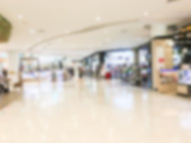 Soyut bulanık alışveriş merkezi