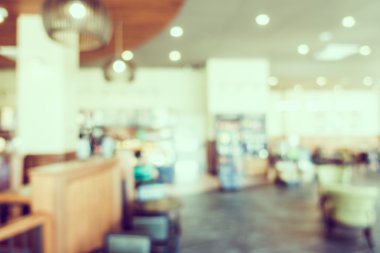 Soyut bulanıklık kahve dükkanı