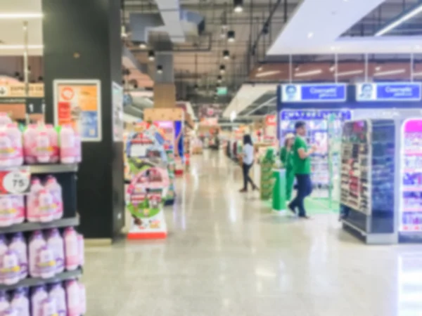 Abstract blur supermarket — Stock Photo, Image