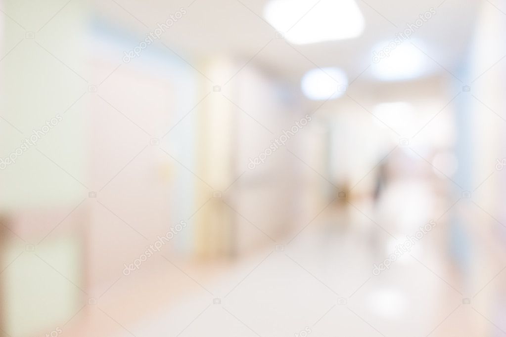 Abstract blur hospital