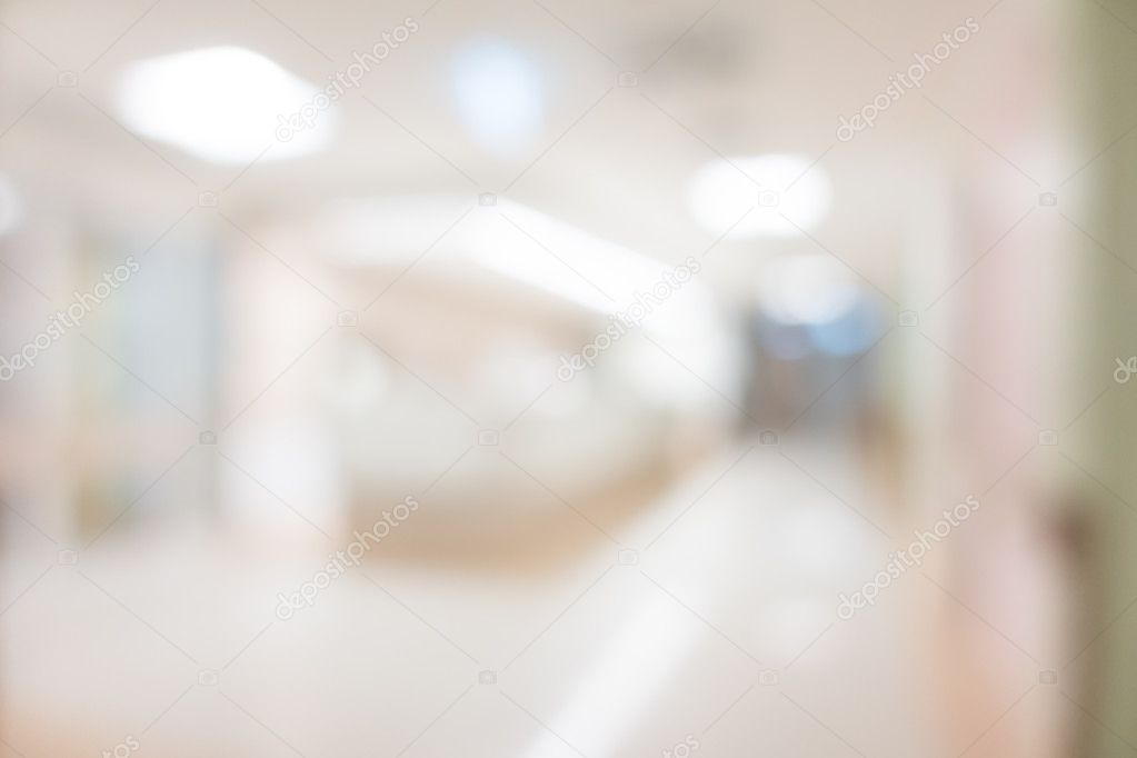 Abstract blur hospital