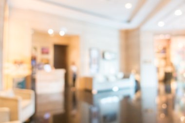 Otel lobisinde bulanıklık