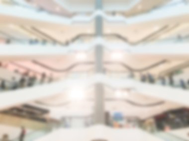 Soyut bulanık alışveriş merkezi