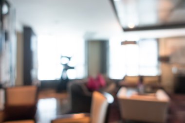 Otel lobisinde bulanıklık