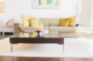 Soyut bulanıklık oturma odası