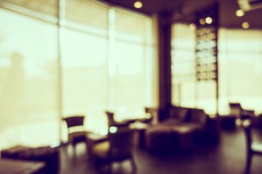 Soyut bulanıklık kahve dükkanı