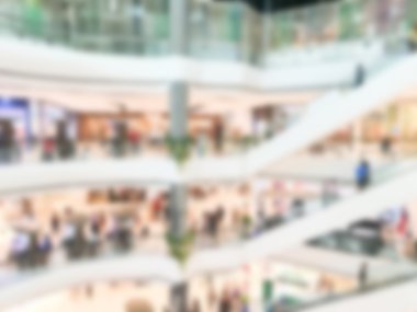 Soyut bulanık alışveriş merkezi
