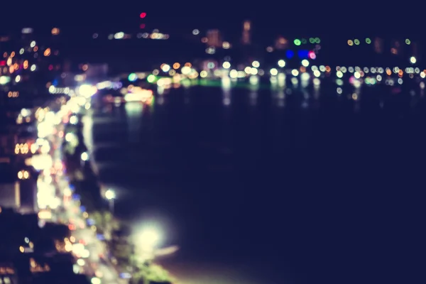 Blur pattaya city — Stock Photo, Image