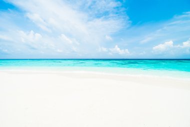 Güzel Maldivler ada