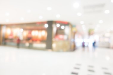 Özgeçmiş için soyut bulanık alışveriş merkezi