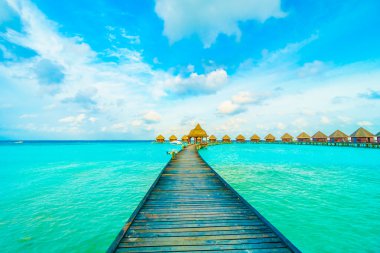 Güzel Maldivler ada