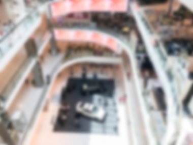 Soyut bulanık alışveriş merkezi