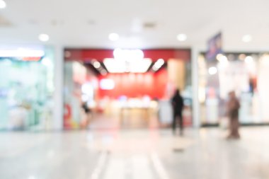 Özgeçmiş için soyut bulanık alışveriş merkezi