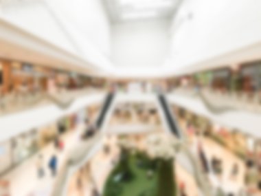 Soyut bulanık alışveriş merkezi