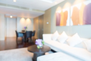 Soyut bulanıklık oturma odası