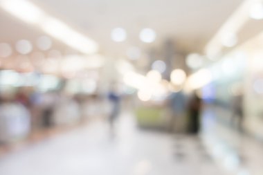 Özgeçmiş için soyut bulanık alışveriş merkezi