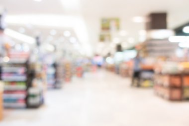 Özgeçmiş için soyut bulanık alışveriş merkezi