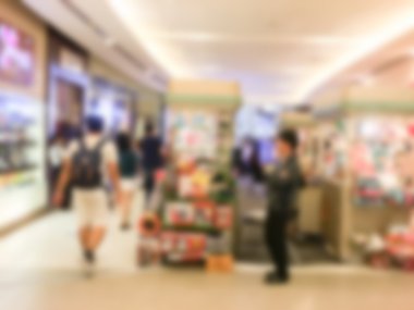 Soyut bulanık alışveriş merkezi