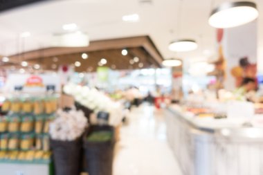 Özgeçmiş için soyut bulanık alışveriş merkezi