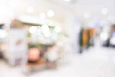 Özgeçmiş için soyut bulanık alışveriş merkezi