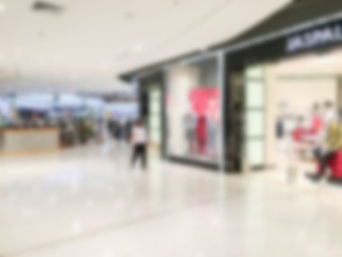 Soyut bulanık alışveriş merkezi