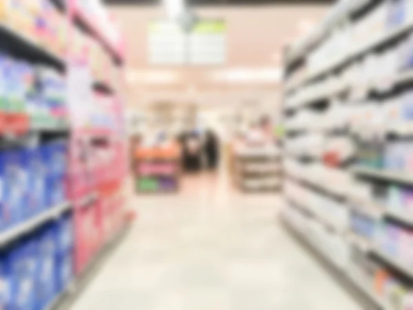 Abstract blur supermarket