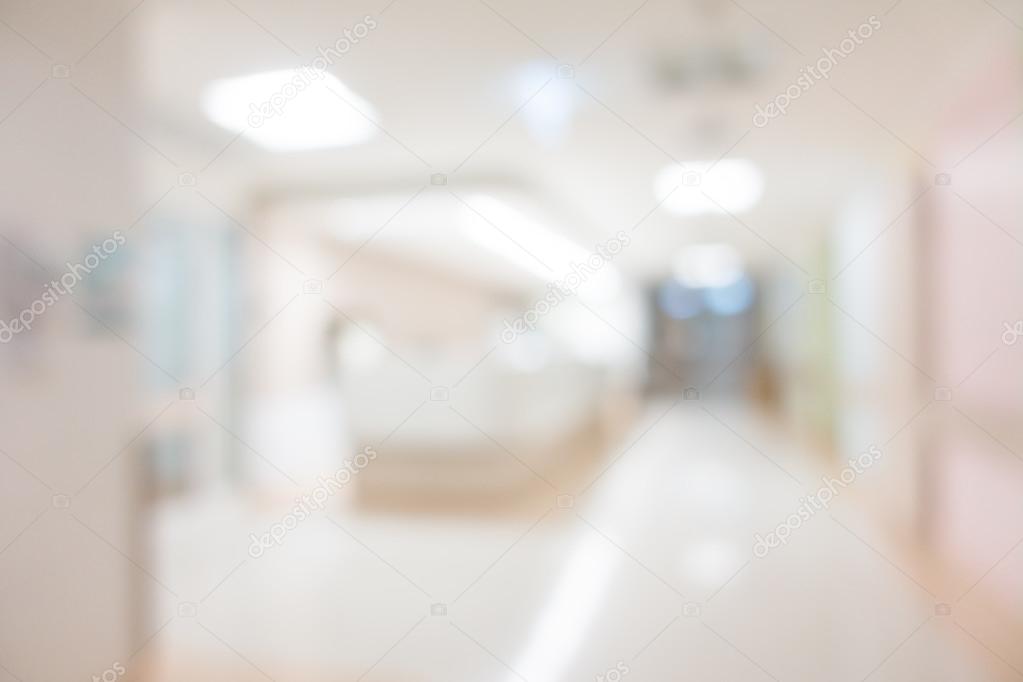 Abstract blur hospital