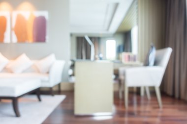 Soyut bulanıklık oturma odası