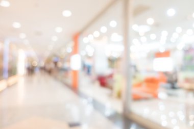 Özgeçmiş için soyut bulanık alışveriş merkezi