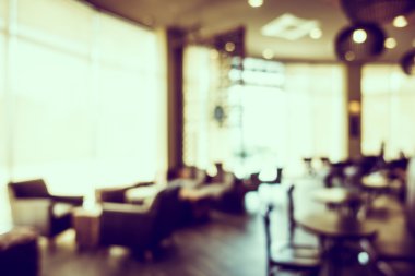 Soyut bulanıklık kahve dükkanı