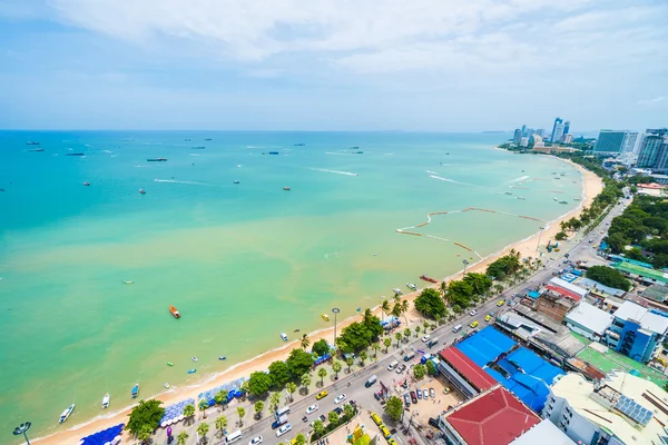 Pattaya città e baia — Foto Stock