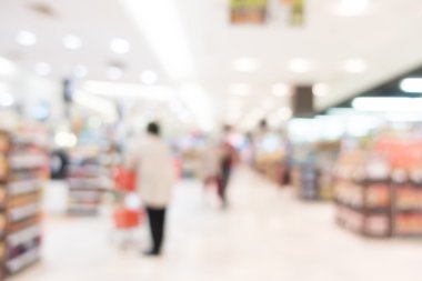 Özgeçmiş için soyut bulanık alışveriş merkezi