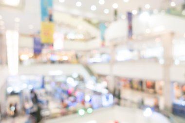 Özgeçmiş için soyut bulanık alışveriş merkezi