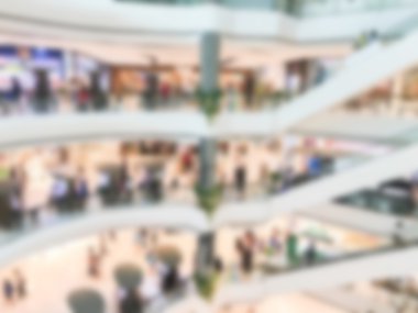 Soyut bulanık alışveriş merkezi