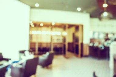 Soyut bulanıklık kahve dükkanı