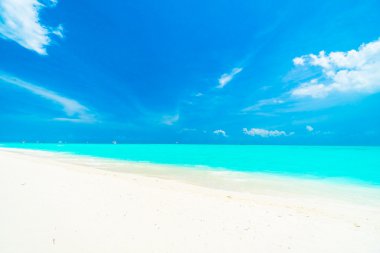 Güzel Maldivler ada