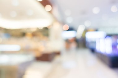 Özgeçmiş için soyut bulanık alışveriş merkezi